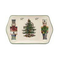 Spode Christmas Tree Nutcracker Dessert Tray