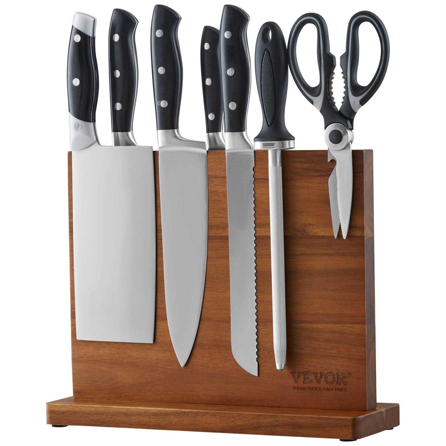 VEVOR Magnetic Knife Block 12-Knife Holder Double Sided Magnetic Knife Stand Storage - Image 5