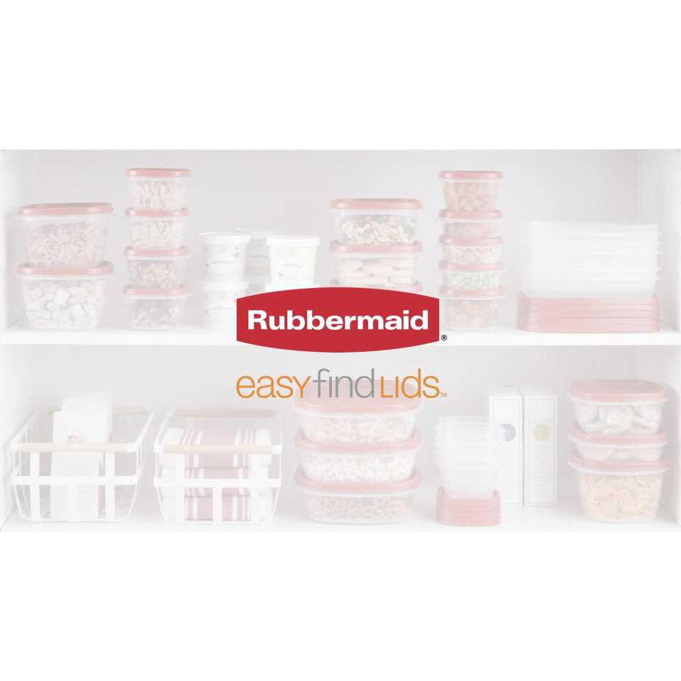 Rubbermaid Easy Find Food Storage Container - Image 4