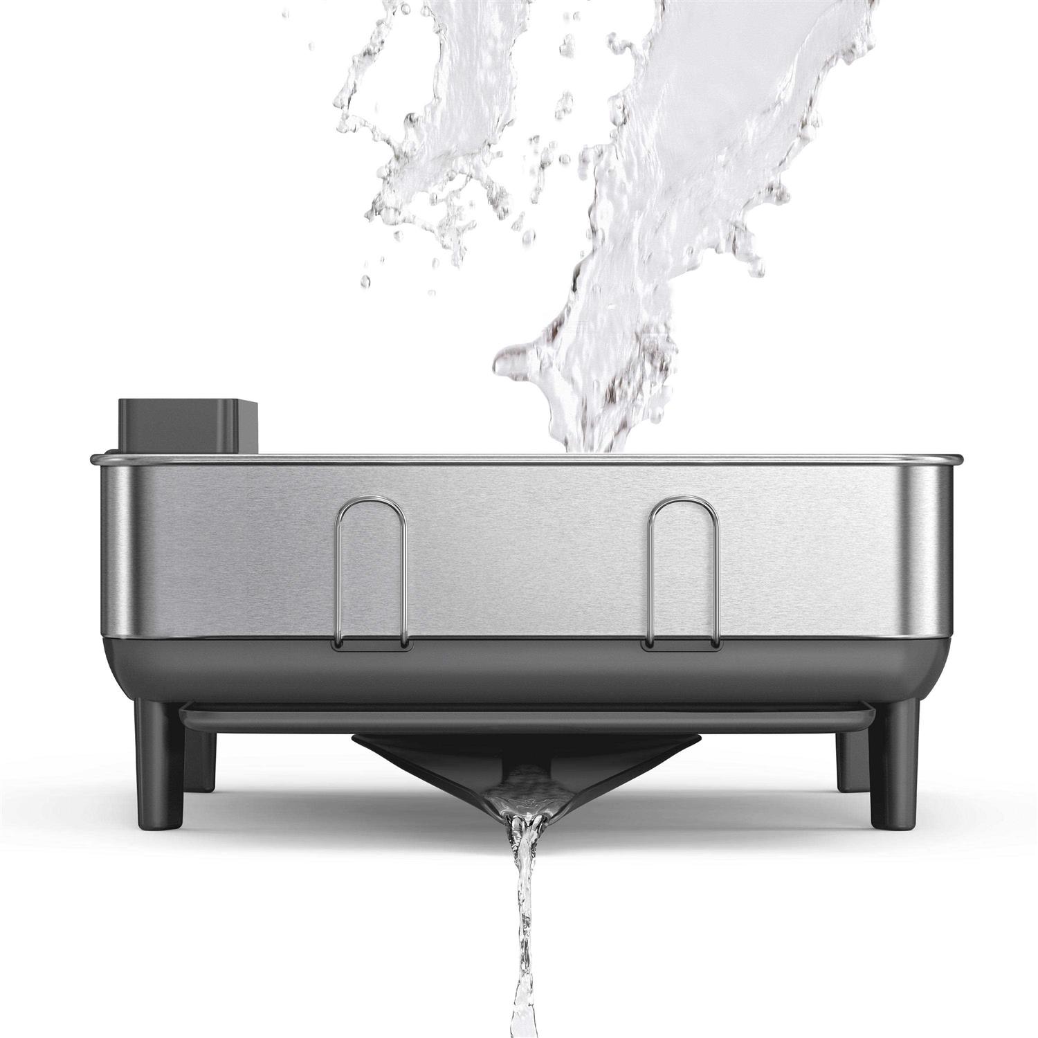 simplehuman Compact Steel Frame Dish Rack - Image 3