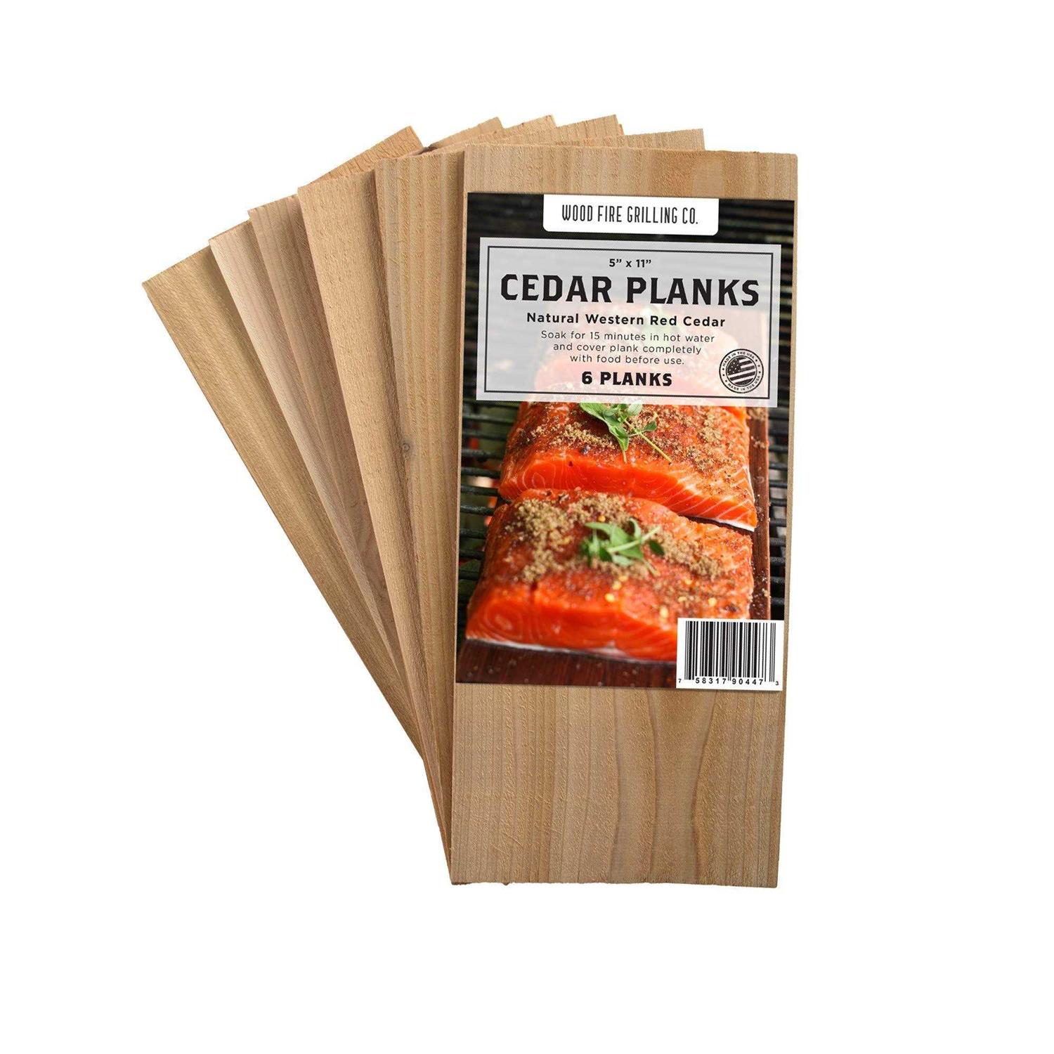 Wood Fire Grilling Co Cedar Planks for Grilling Salmon and More