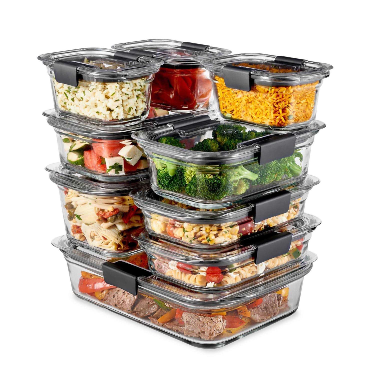Rubbermaid Brilliance Glass Container - Image 4