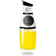 SALPPLEA Superior Glass Oil and Vinegar Dispenser Measuring Oil Pourer for Kitchen
