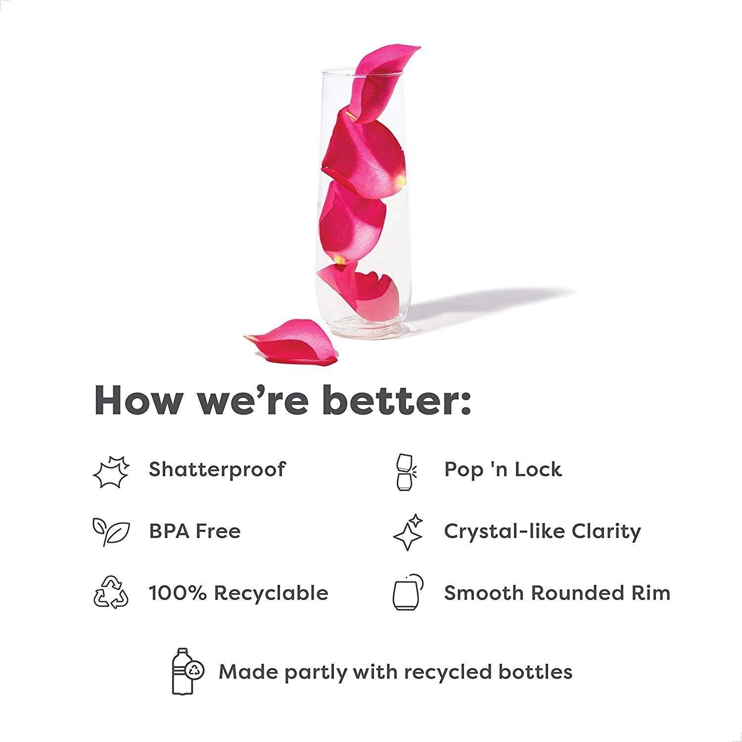 TOSSWARE POP 9oz Flute Premium Quality - Image 2