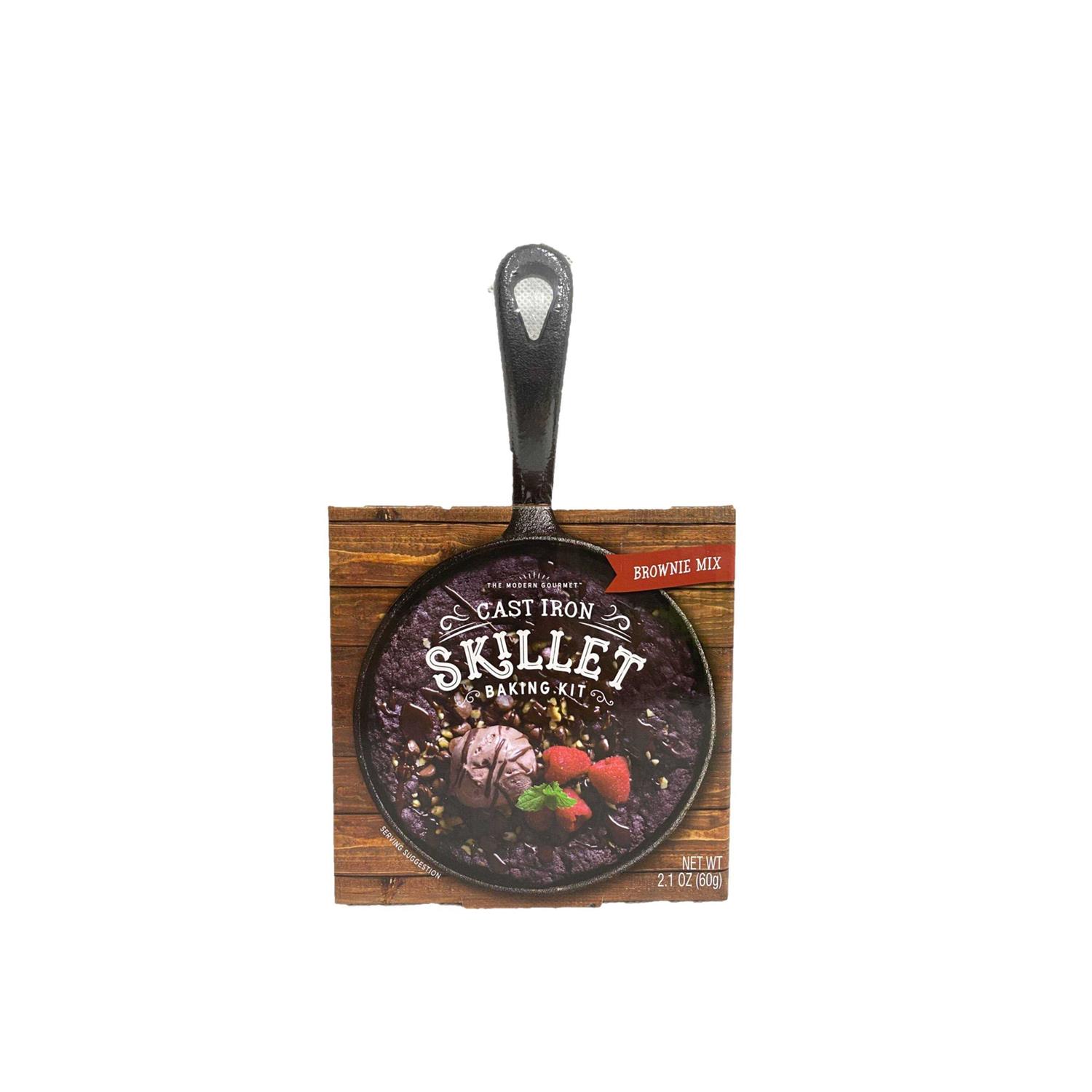 The Modern Gourmet The Cast Iron Skillet Brownie Baking Gift Set In Black
