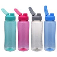 Tlee0880’s Closet Colorful Plastic Water Bottles with Flip-Top Lids