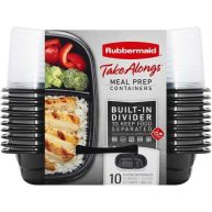 Rubbermaid 20-Piece TakeAlongs Meal Prep Containers