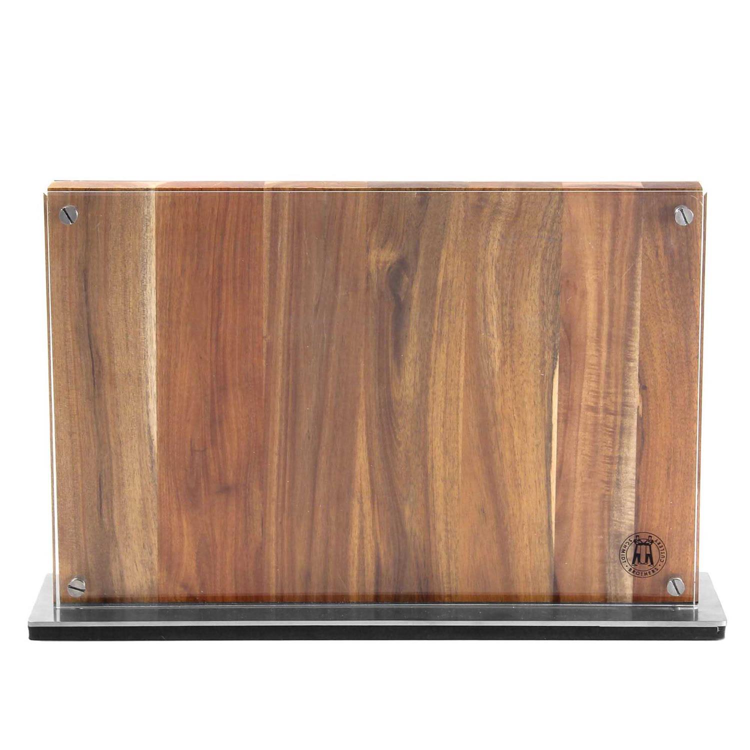Schmidt Brothers Acacia Downtown Knife Block