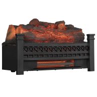 Style Selections Infrared Quartz Log Set Heater with Realistic Ember Bed & Logs CFI031ARU-19