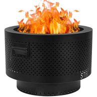 STBoo Smokeless Fire Pits for Outside with Portable Carrying Storage Bag