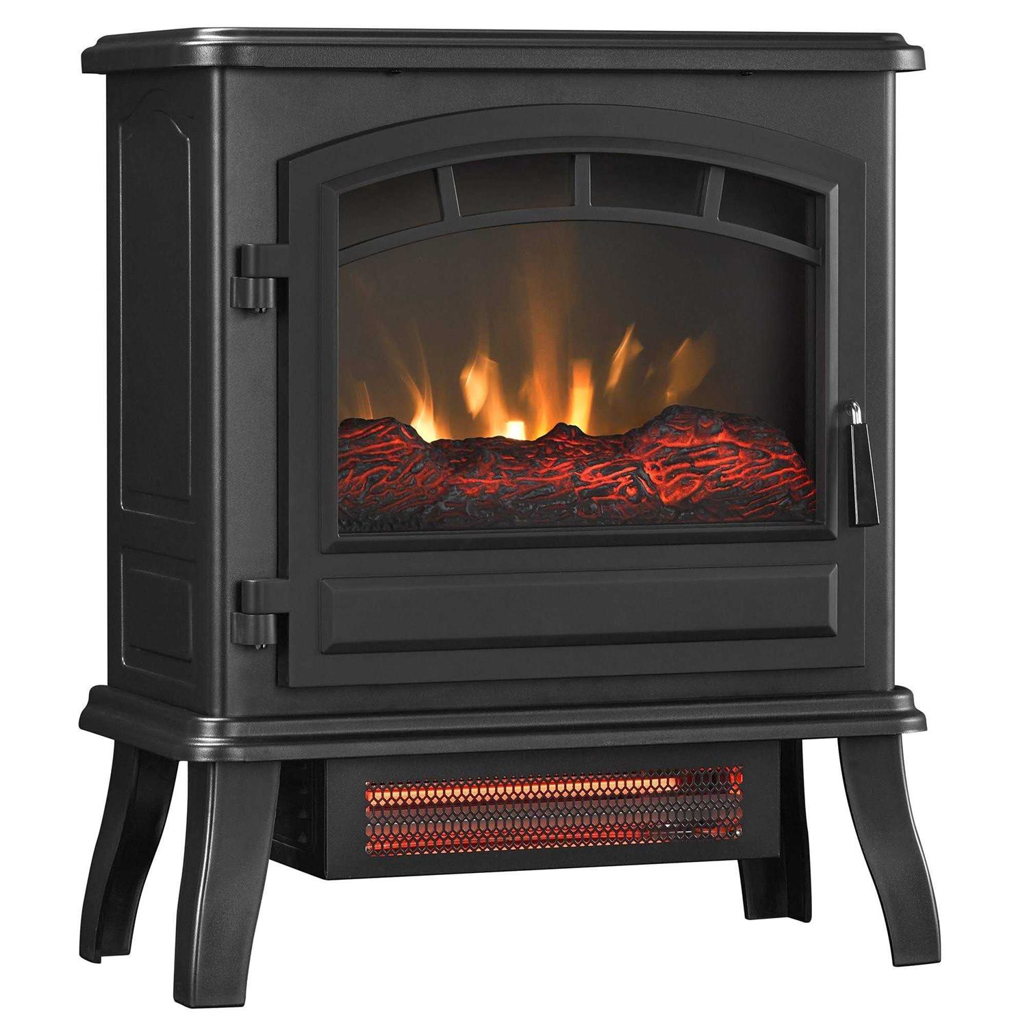Style Selections 5200-BTU Metal Infrared Quartz Electric Stove with Thermostat CFI-7025-01 - Image 4