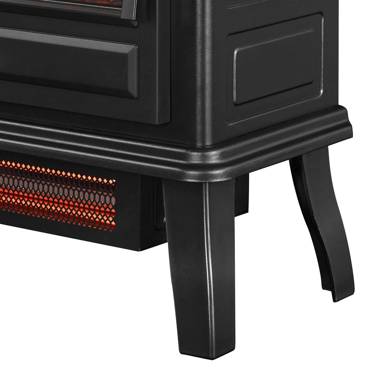Style Selections 5200-BTU Metal Infrared Quartz Electric Stove with Thermostat CFI-7025-01 - Image 5