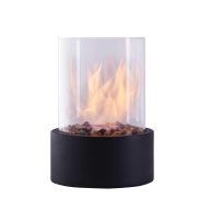 Danya B Indoor/Outdoor Portable Tabletop Fire Pit Clean-Burning Bio Ethanol Ventless Fireplace