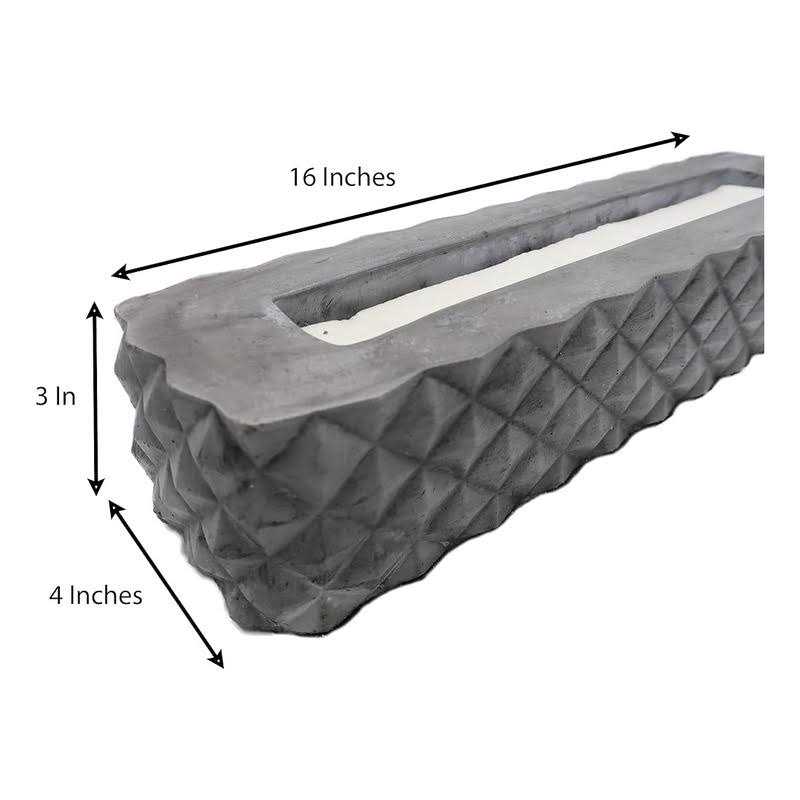 ROUNDFIRE Large Rectangle Tabletop Fire Pit - Image 3