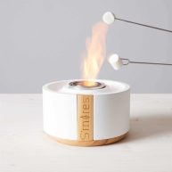 TerraFlame Portable Indoor and Outdoor Smoke Free Clean Burning Gel Fuel Tabletop S’mores Roaster