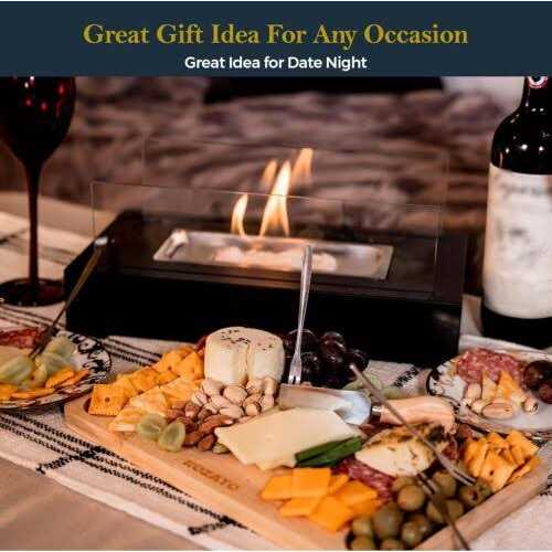 ROZATO Tabletop Fire Pit with Smores Maker Kit Portable - Image 3