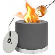 Tabletop Fire Pit Smokeless Indoor Smores Fire Pit Bowl Mini Portable
