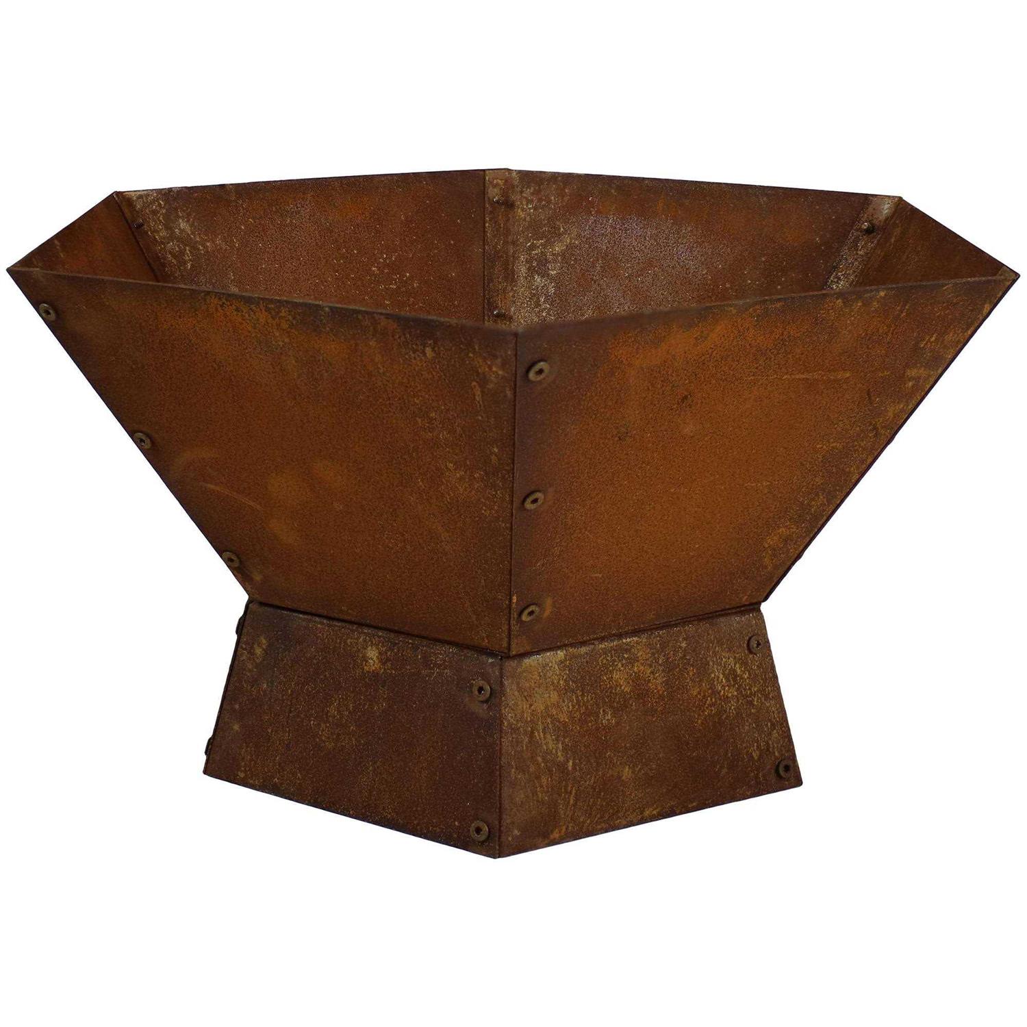 Sunnydaze Rustic Affinity Steel Fire Pit - Image 2
