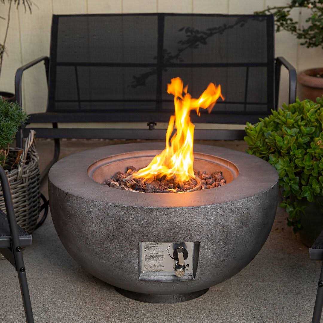 Steelside™ Keaton 14.5 H x 27.5 W Steel Propane Outdoor Fire Pit - Image 4
