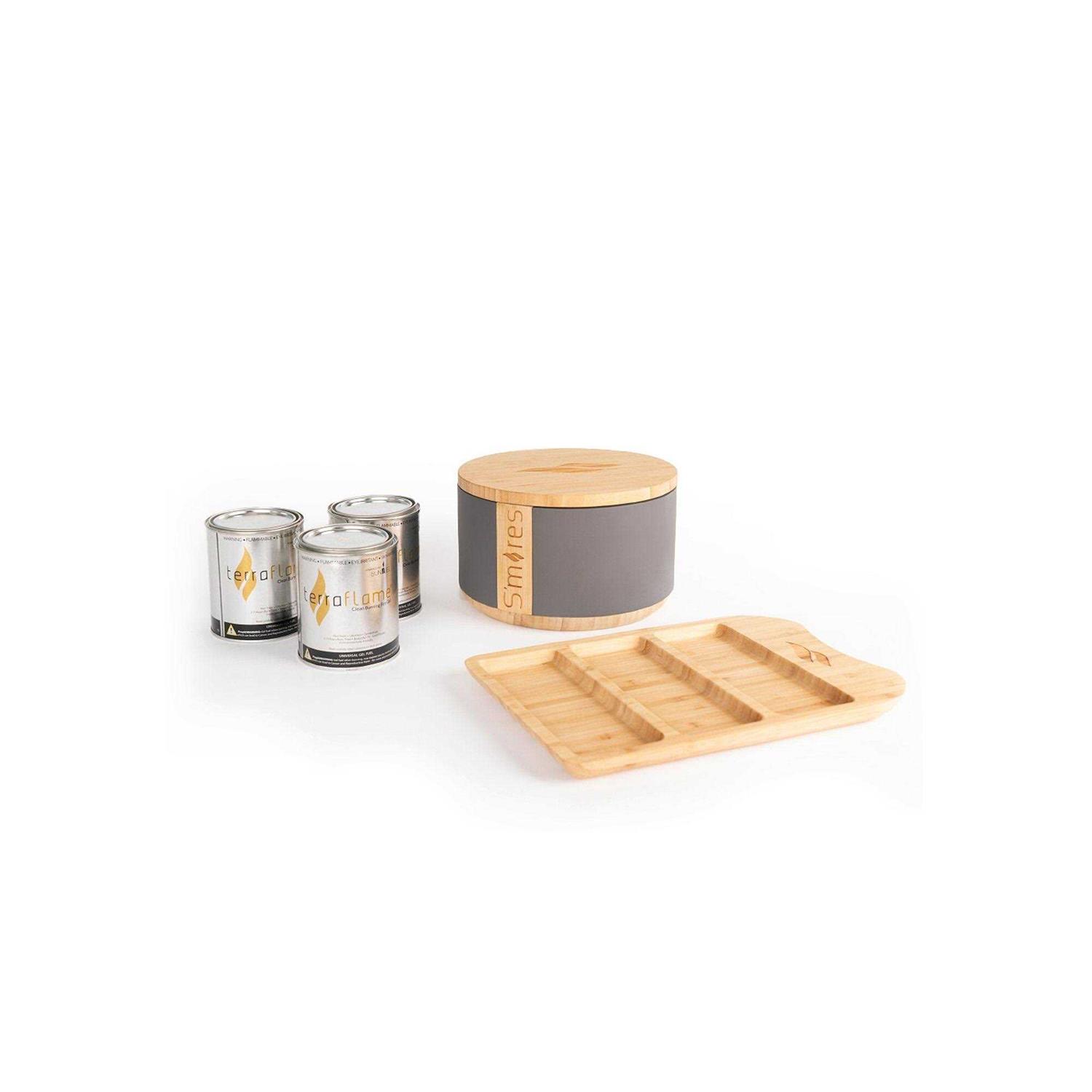 TerraFlame S’mores Roaster Gift Set with Bamboo Tray - Image 2