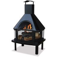 Endless Summer Wood Burning Outdoor Firehouse with Chimney