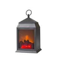 Fireplace Lantern and Battery Operated Usb Operated 6 Hour Timer Included Tabletop Fireplace Lantern Indoor/outdoor Fireplace Lamp
