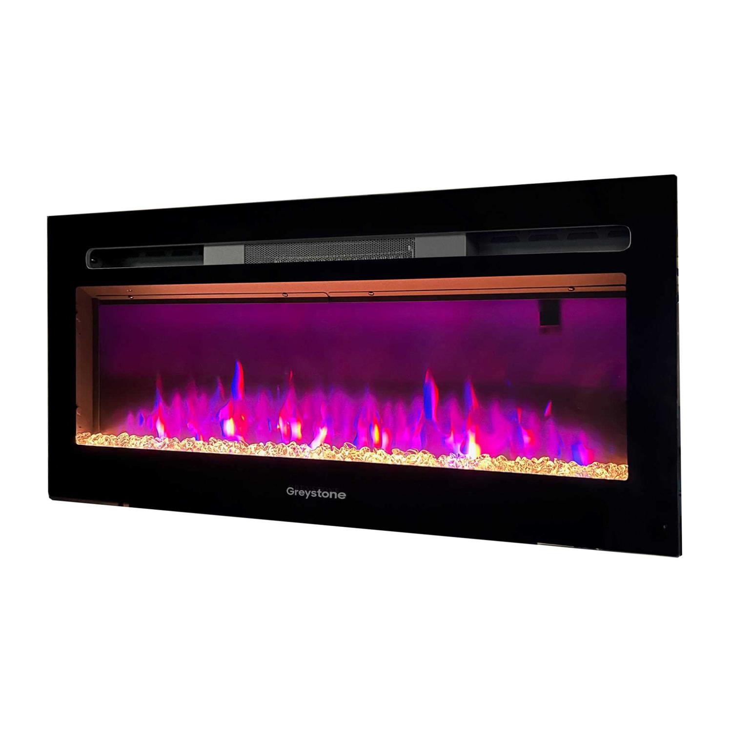 Furrion Greystone 36 Black Steel Fireplace - Image 4