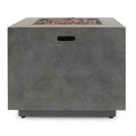 Trent Austin Design® Alsacia Outdoor Concrete Propane Fire Pit Table