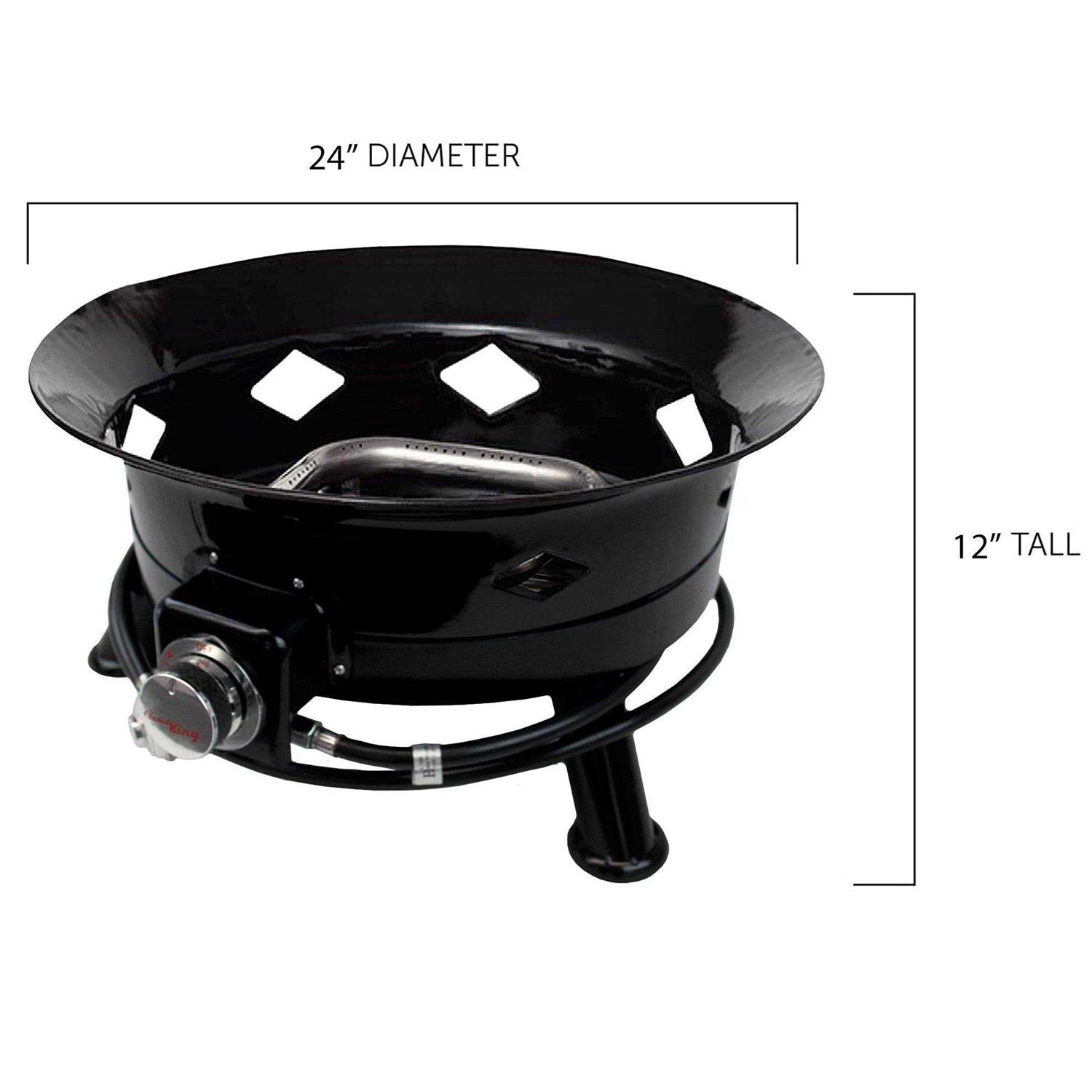 Flame King Smokeless Propane Fire Pit - Image 4