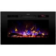 Touchstone Sideline Recessed Electric Fireplace 80028