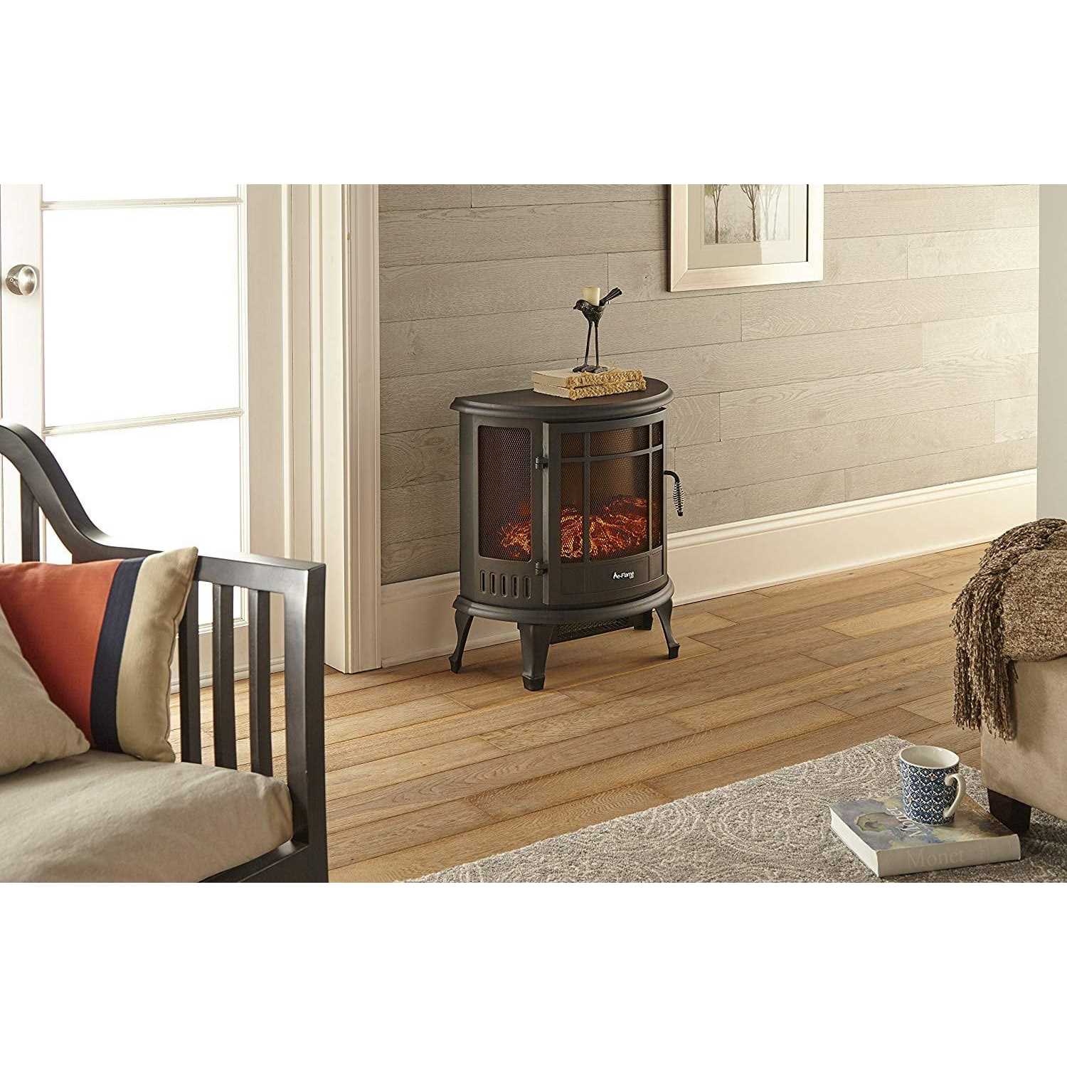 e-Flame USA Regal Free Standing Electric Fireplace Stove - Image 5