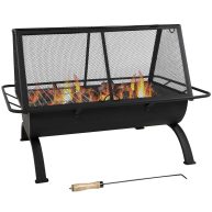 Sunnydaze Decor Northland Grill Fire Pit with Cover