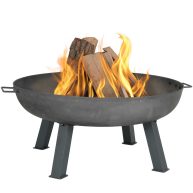 Sunnydaze Rustic Cast Iron Fire Pit Bowl