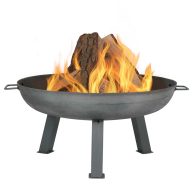 Sunnydaze Rustic Cast Iron Fire Pit Bowl