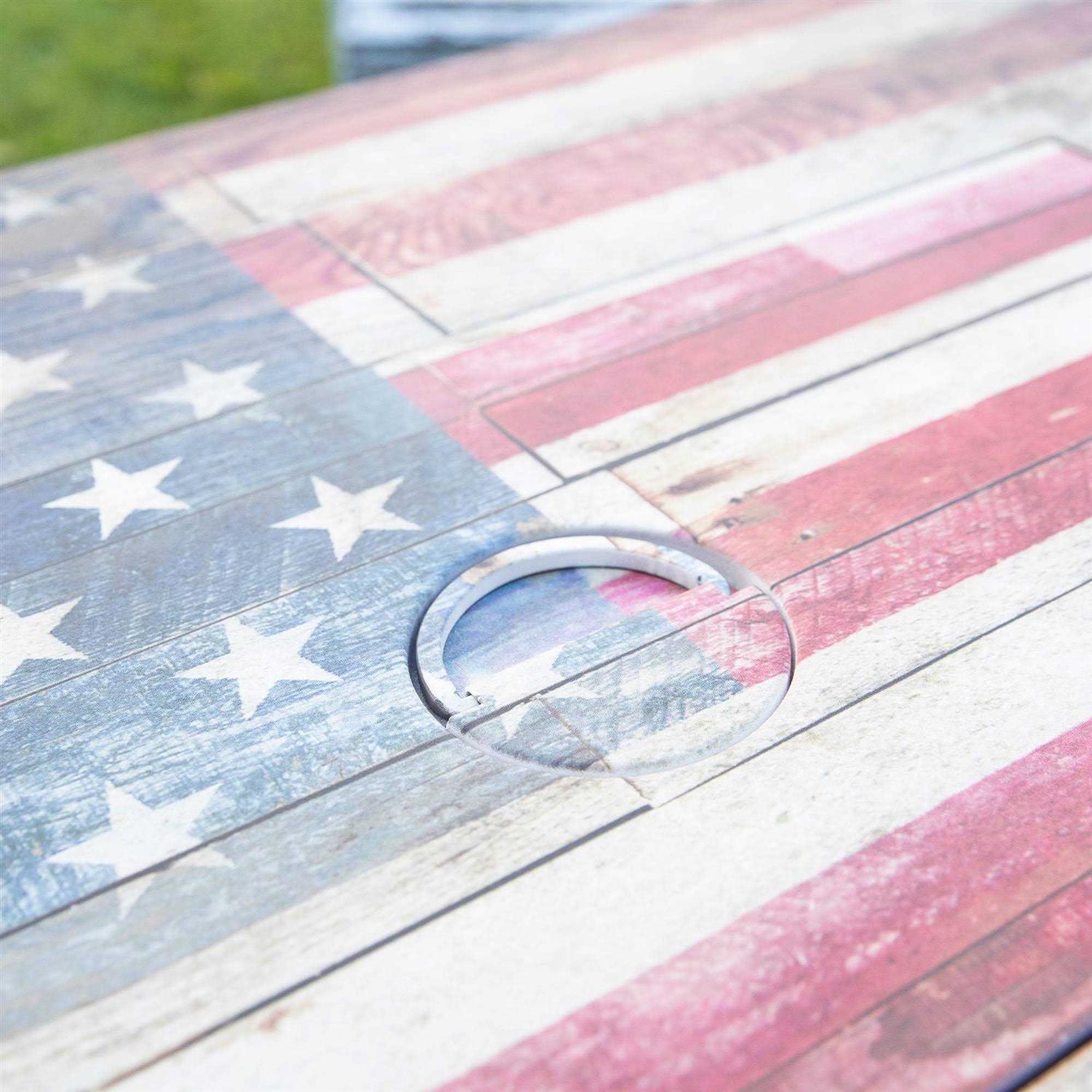 Endless Summer The Americana Rectangular Gas Outdoor Fire Pit - Image 5