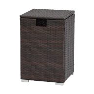Teamson Home Gas Tank Wicker Cover Table 20 LB Propane Tanks
