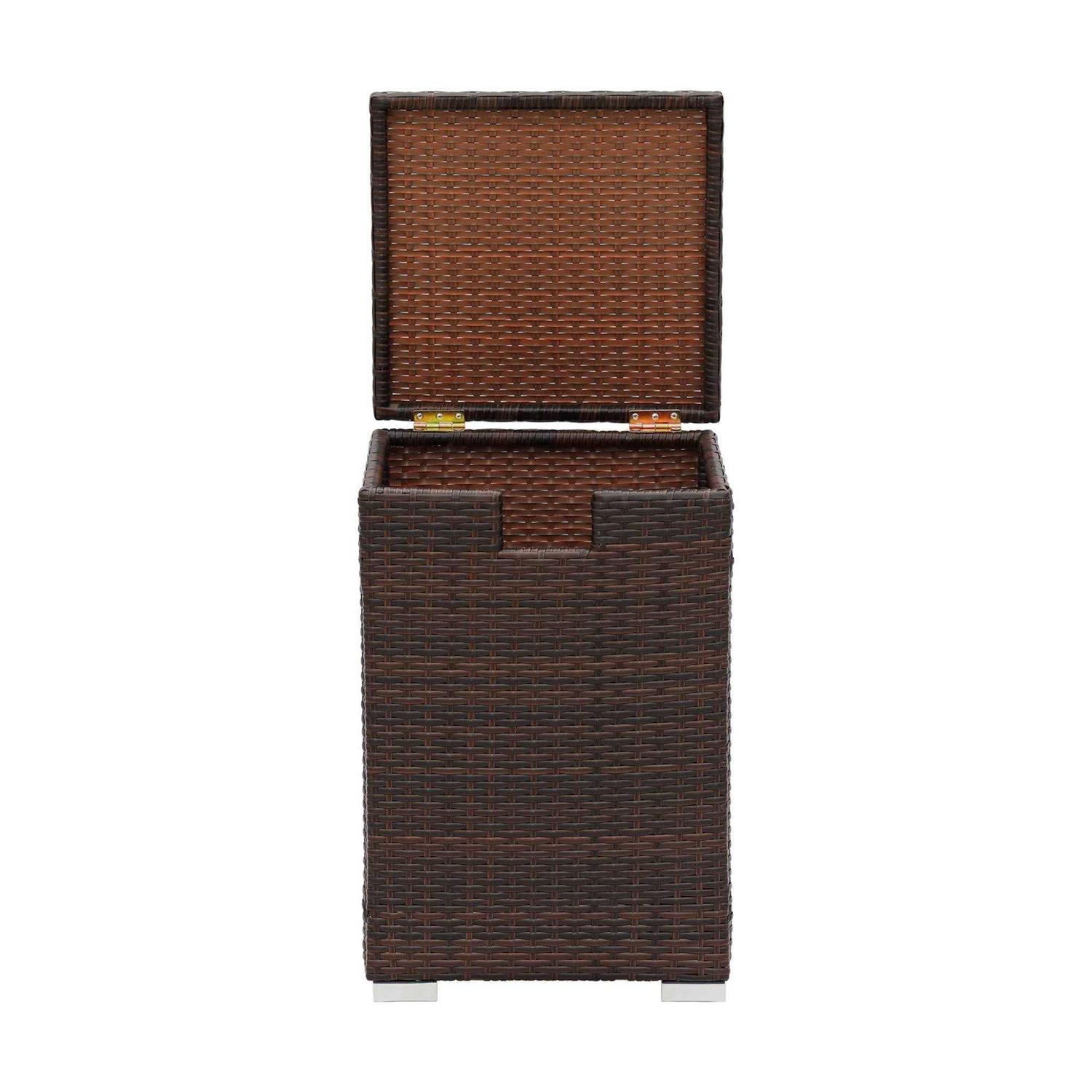 Teamson Home Gas Tank Wicker Cover Table 20 LB Propane Tanks - Image 5