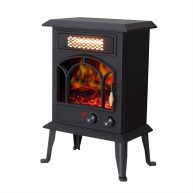 Wewarm Electric Fireplace Heater ,22.4 Freestanding Infrared Quartz Stove Heate