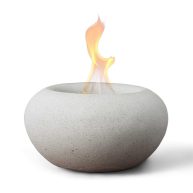TerraFlame Concrete Stone Fire Bowl Table Top