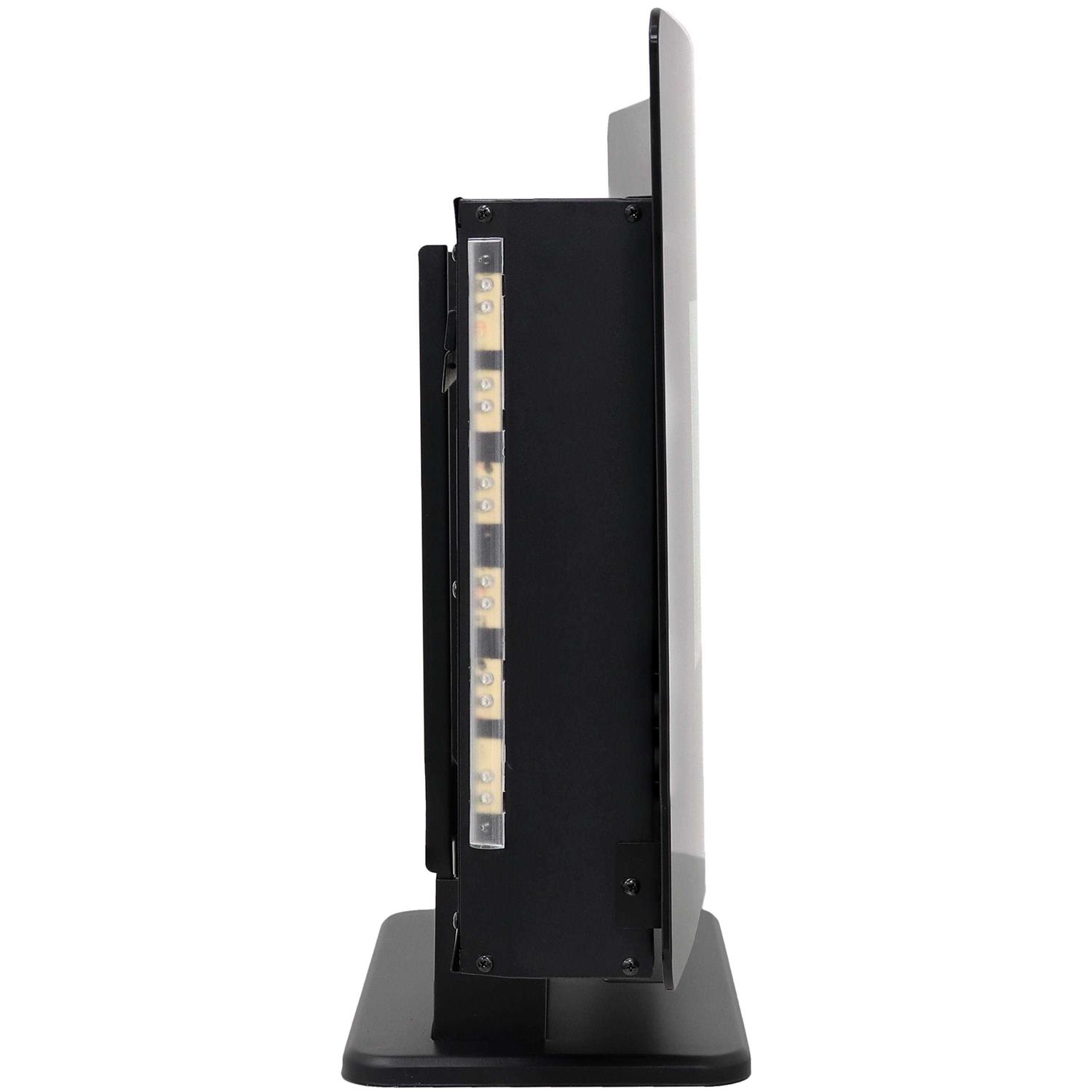Sunnydaze 35.75 Curved Face Wall Mount or Freestanding Color-Changing Fireplace - Image 2