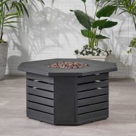 Freeport Park® Fernon Iron Propane Fire Pit