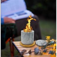 Tabletop Fire Pit Bowl Indoor Outdoor for Smores,Table Top Fire Pit Bowl,Table Top Firepit for Outside Patio