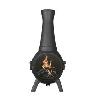 The Blue Rooster Prairie Fire Chiminea Outdoor Fireplace