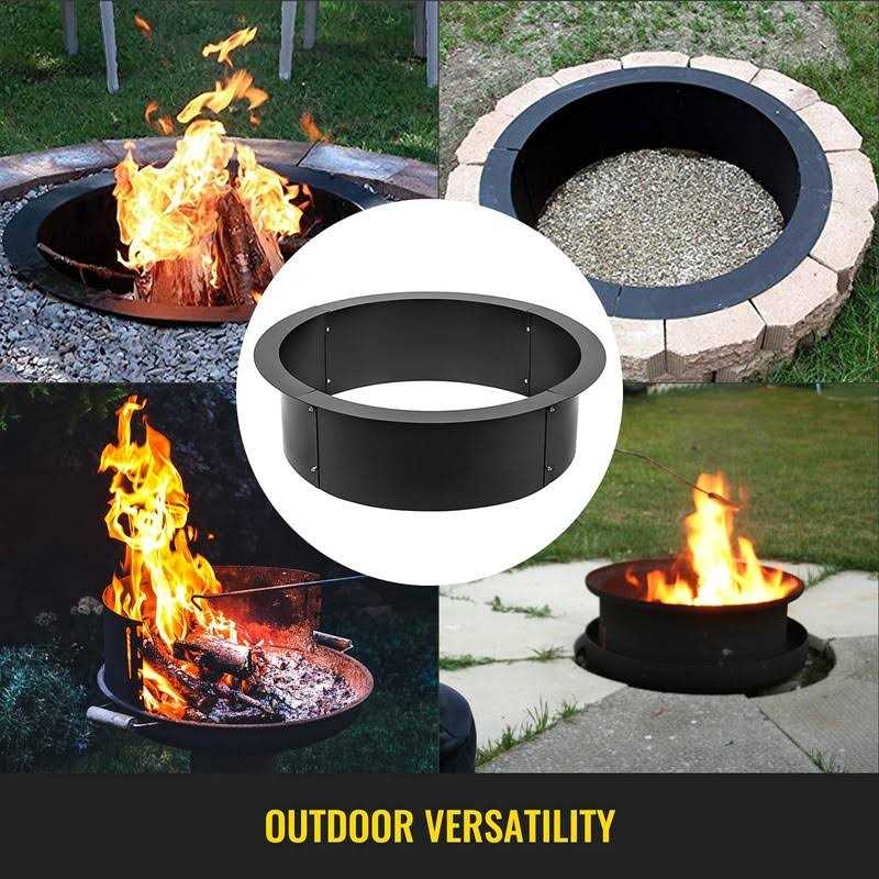 Vbenlem Fire Pit Ring 42-Inch Outer/36-Inch Inner Diameter - Image 3