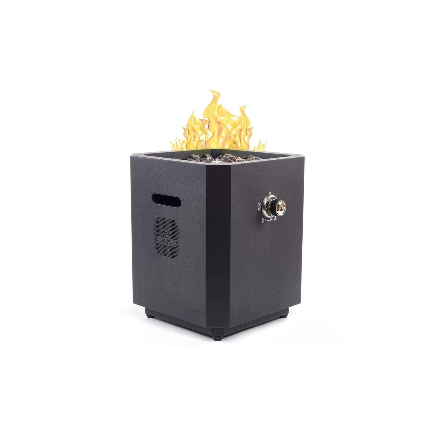 Ukiah Note Portable Audio Propane Fire Pit with Beat to Music Technology - Image 4