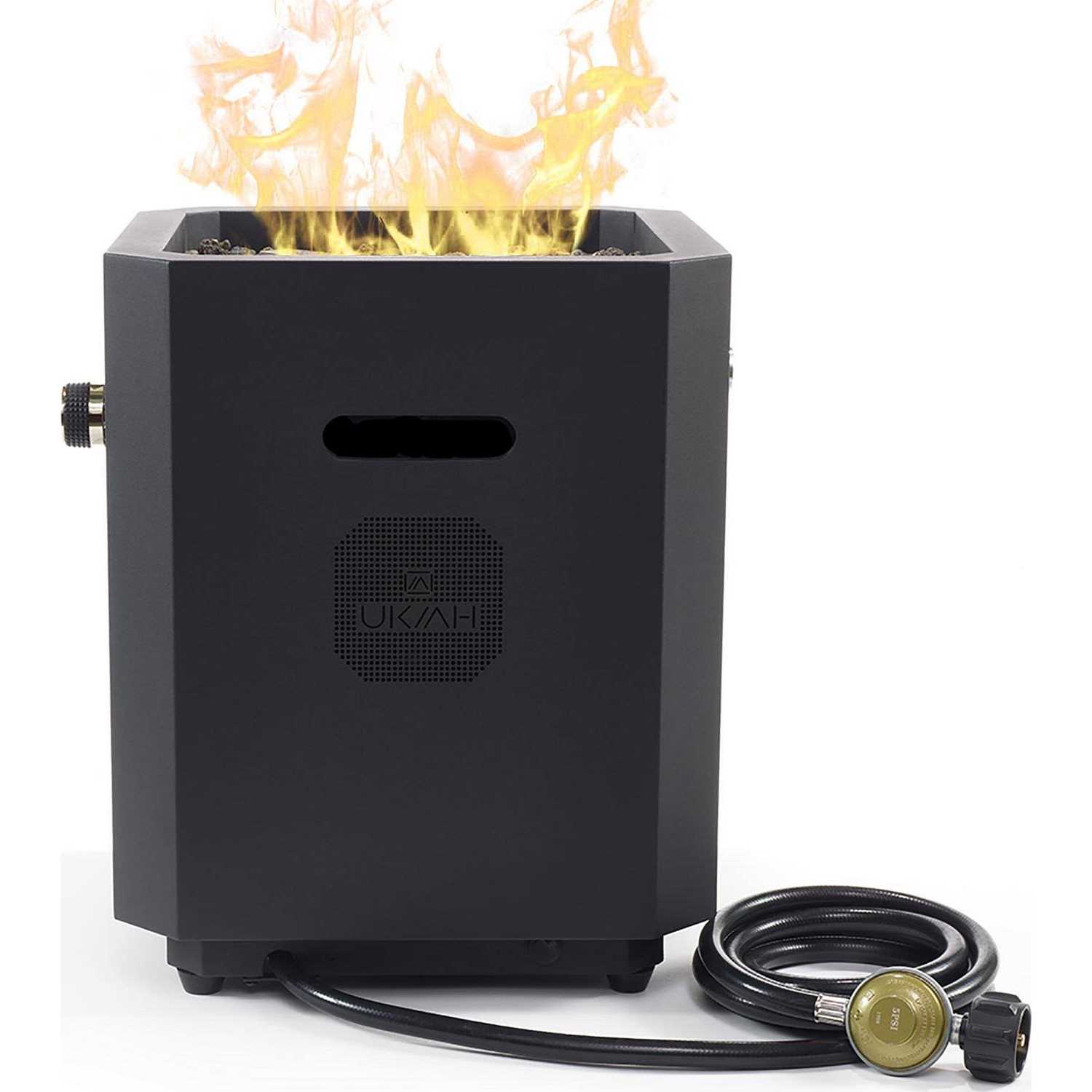 Ukiah Note Portable Audio Propane Fire Pit with Beat to Music Technology - Image 5