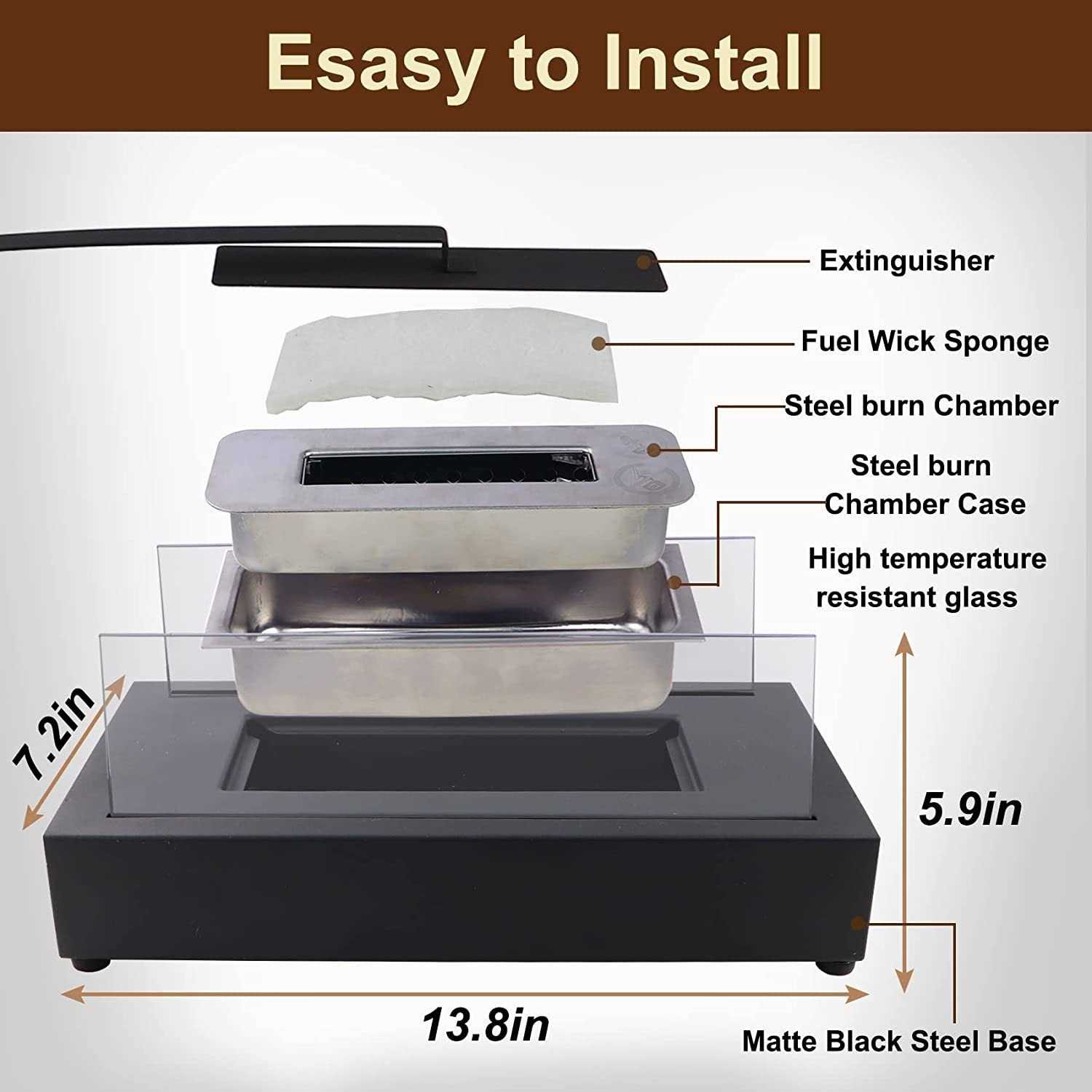 Singry Tabletop Outdoor Fire Pits - Image 5