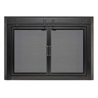 Uniflame Gregory Cabinet-style Fireplace Doors with Smoke Tempered Glass