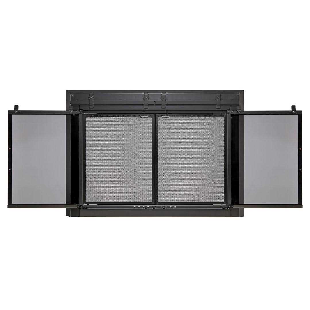 Uniflame Gregory Cabinet-style Fireplace Doors with Smoke Tempered Glass - Image 5
