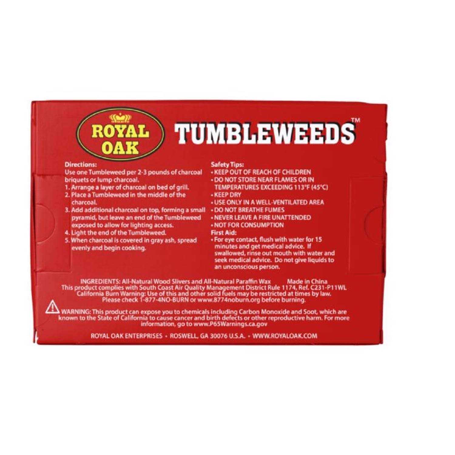 Royal Oak Tumbleweeds Fire Starters - Image 2